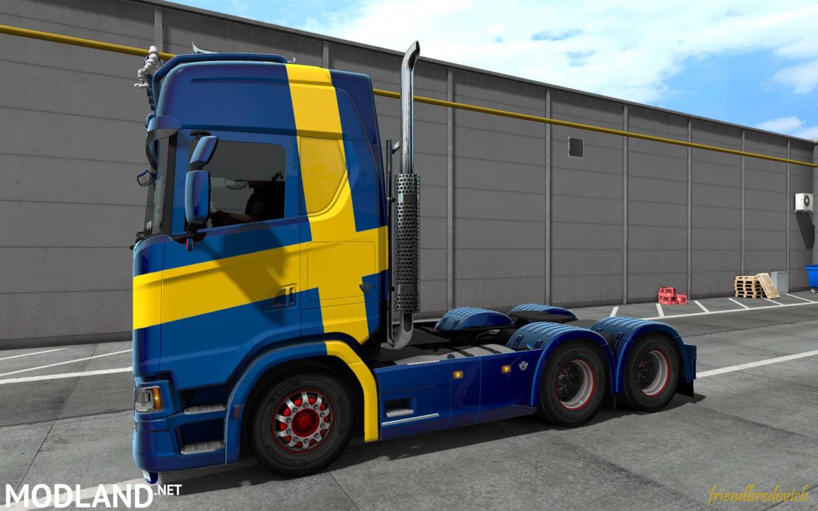 Scania cabin without fairing