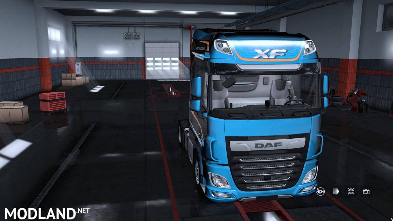 Exterior view reworked for DAF XF euro 6