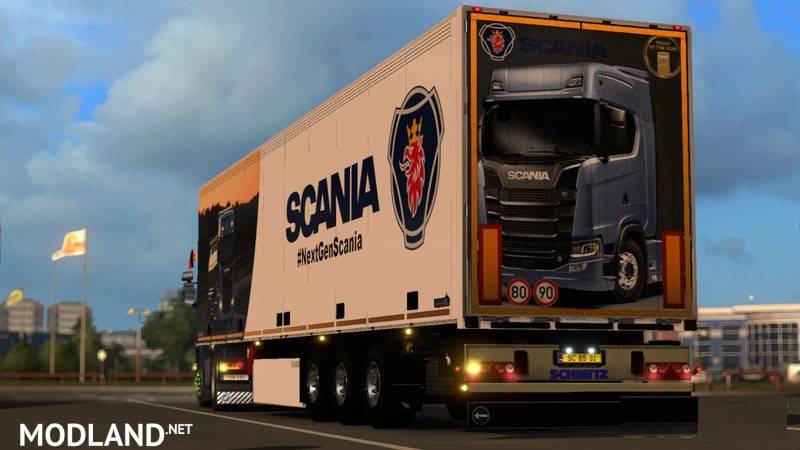 Pack of neon lights and flares for Scania Next Generation