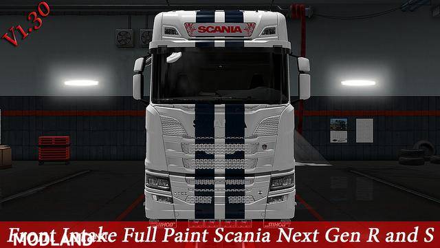 Front Intake Paint Scania 2016