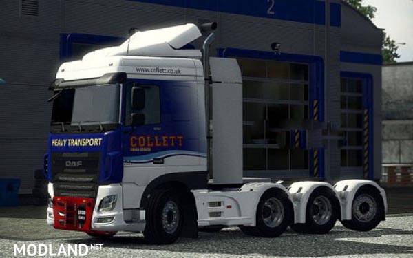 Heavy Haulage Chassis addon for DAF XF Euro 6