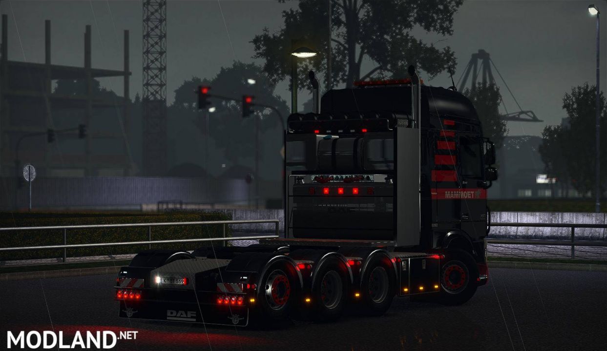 Heavy Haulage chassis for DAF XF Euro 6 [SCS] v1.4 (1.30)