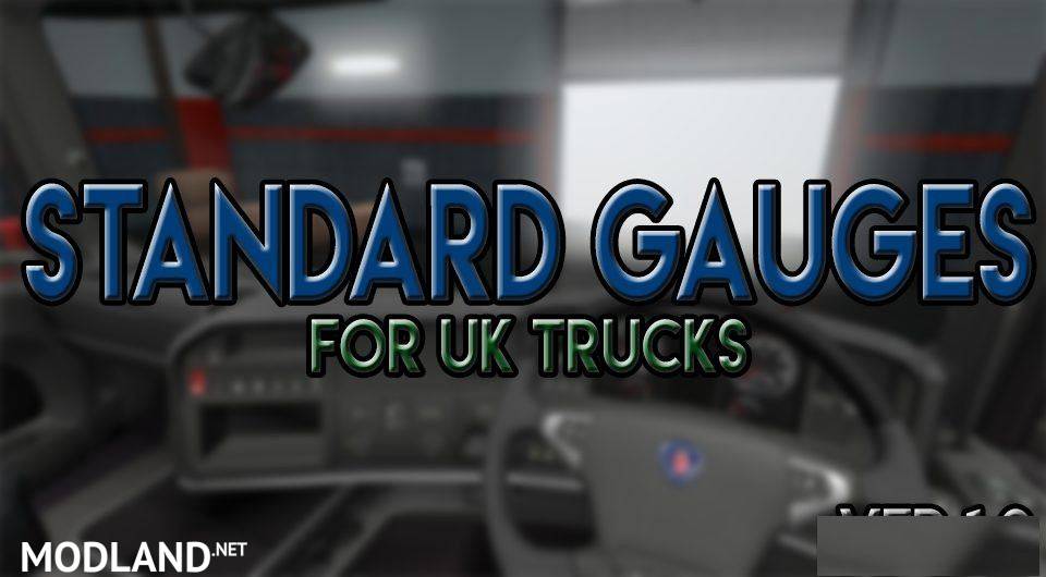Standard Gauges For UK Trucks Ver 1.0