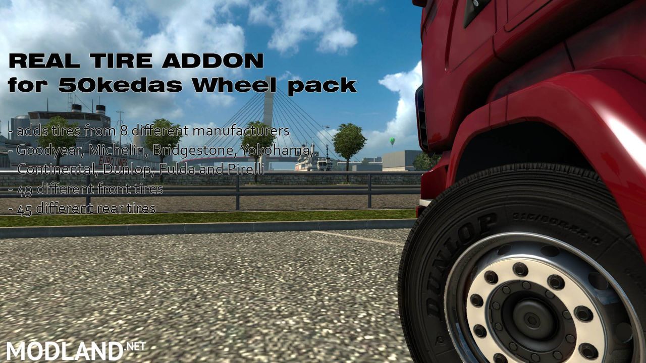 Real Tire addon for 50kedas Wheel pack