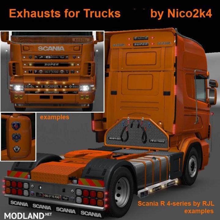 Exhausts for Trucks v 1.35 by Nico2k4