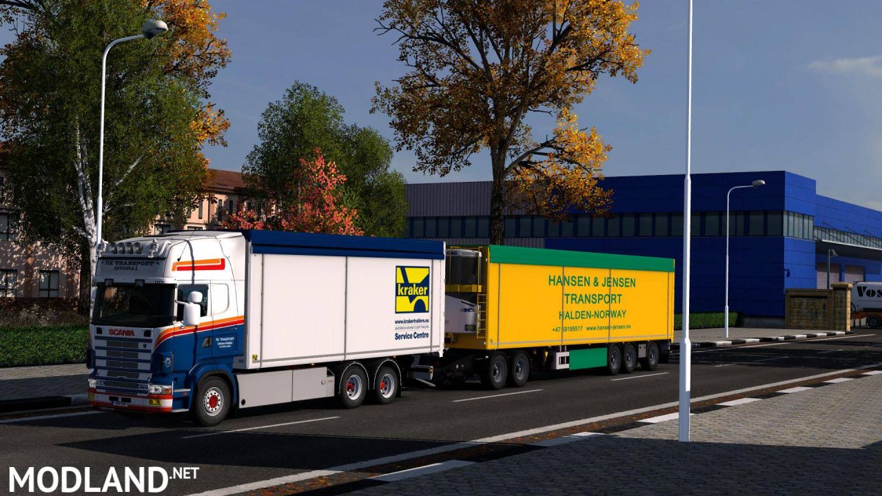 Kraker Tandem addon for RJL Scania rs&r4