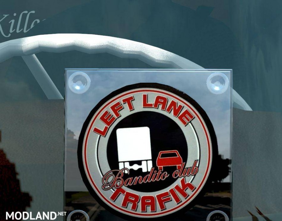 Left Lane Trafik Window Lightbox For ALL TRUCK