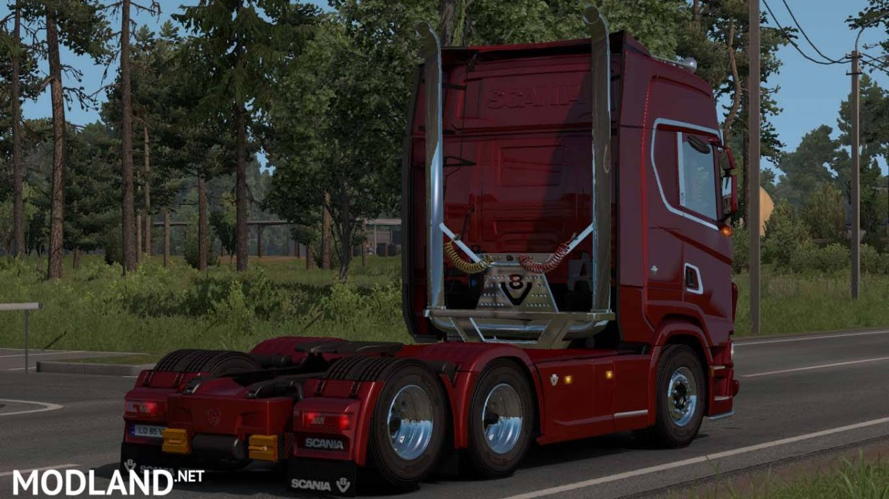Scania NG Middle Exhaust