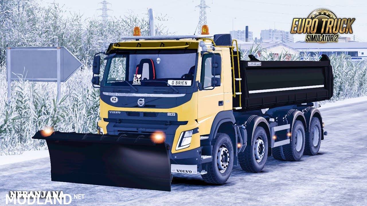 Snow Plow for Volvo FMX