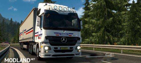 Mercedes Actros 2009 Roof Bar