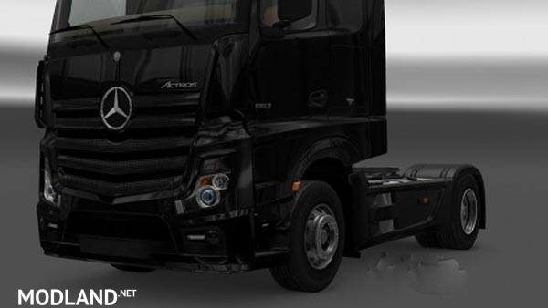 Mercedes Actros MP4 Black Headlights