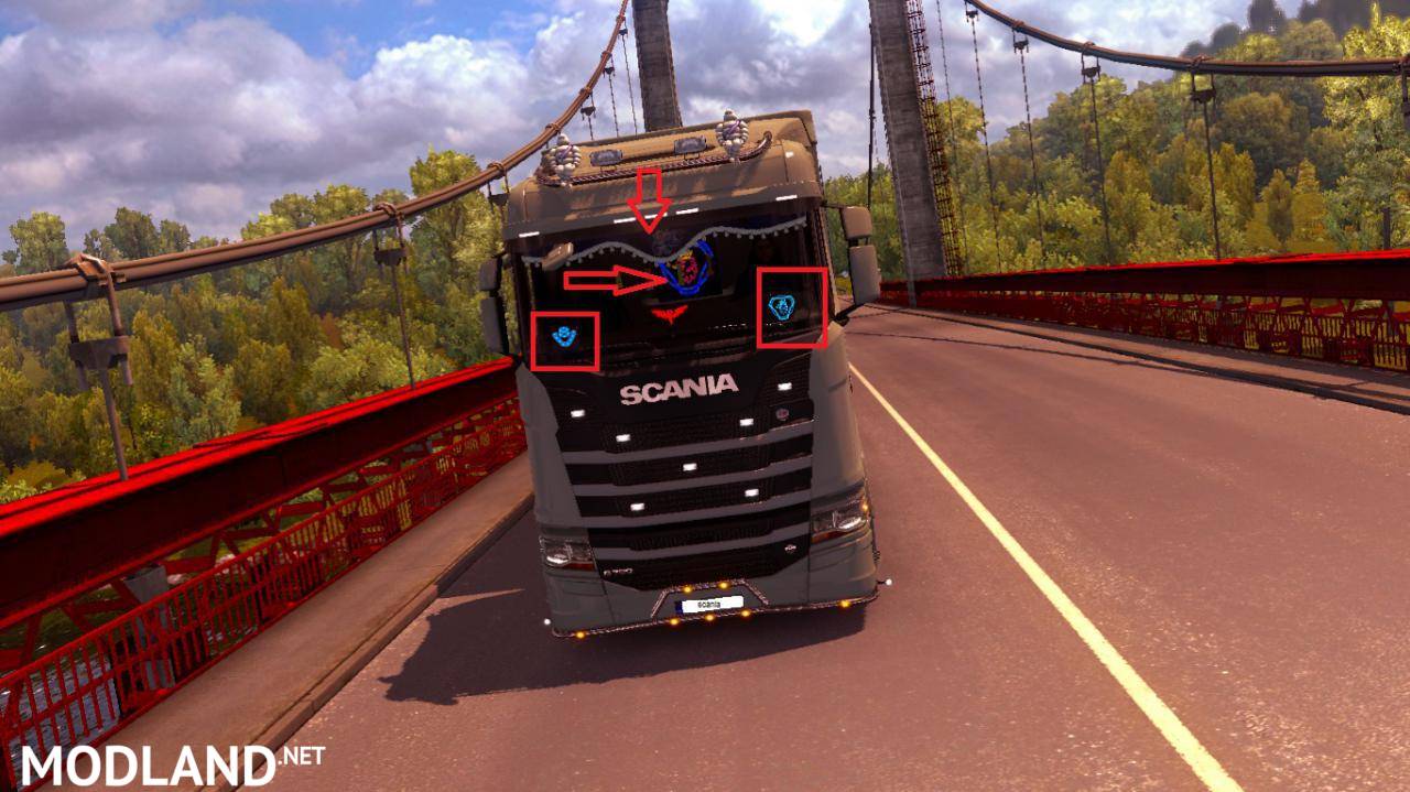 LED plate from scania old for scania S_R_2016 fixed (V2.0) 