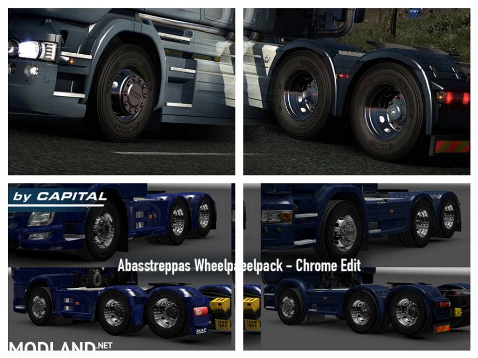 Abasstreppas Wheelpack - Chrome Edit
