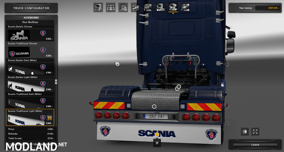 Scania Mudflap Pack