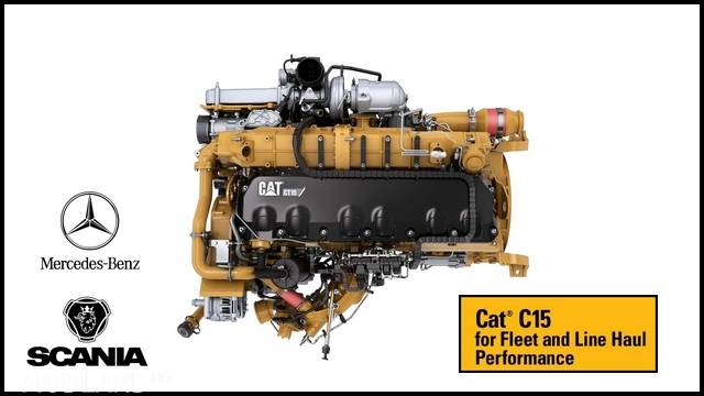 ENGINE CT15 MERCEDES ACTROS 2014 & SCANIA T