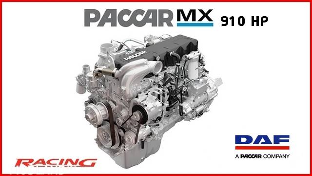 TRUCK PARTS FOR DAF XF: PACCAR MX-13 910 HP "RACING"