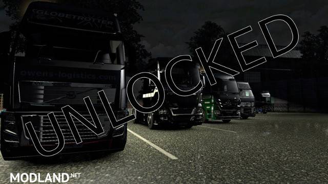 Every truck and trailer part unlocked at Level 0 