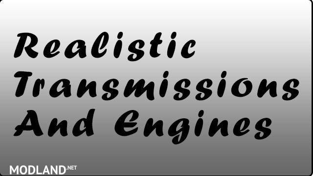 Realistic Transmissions and Engines 1.37