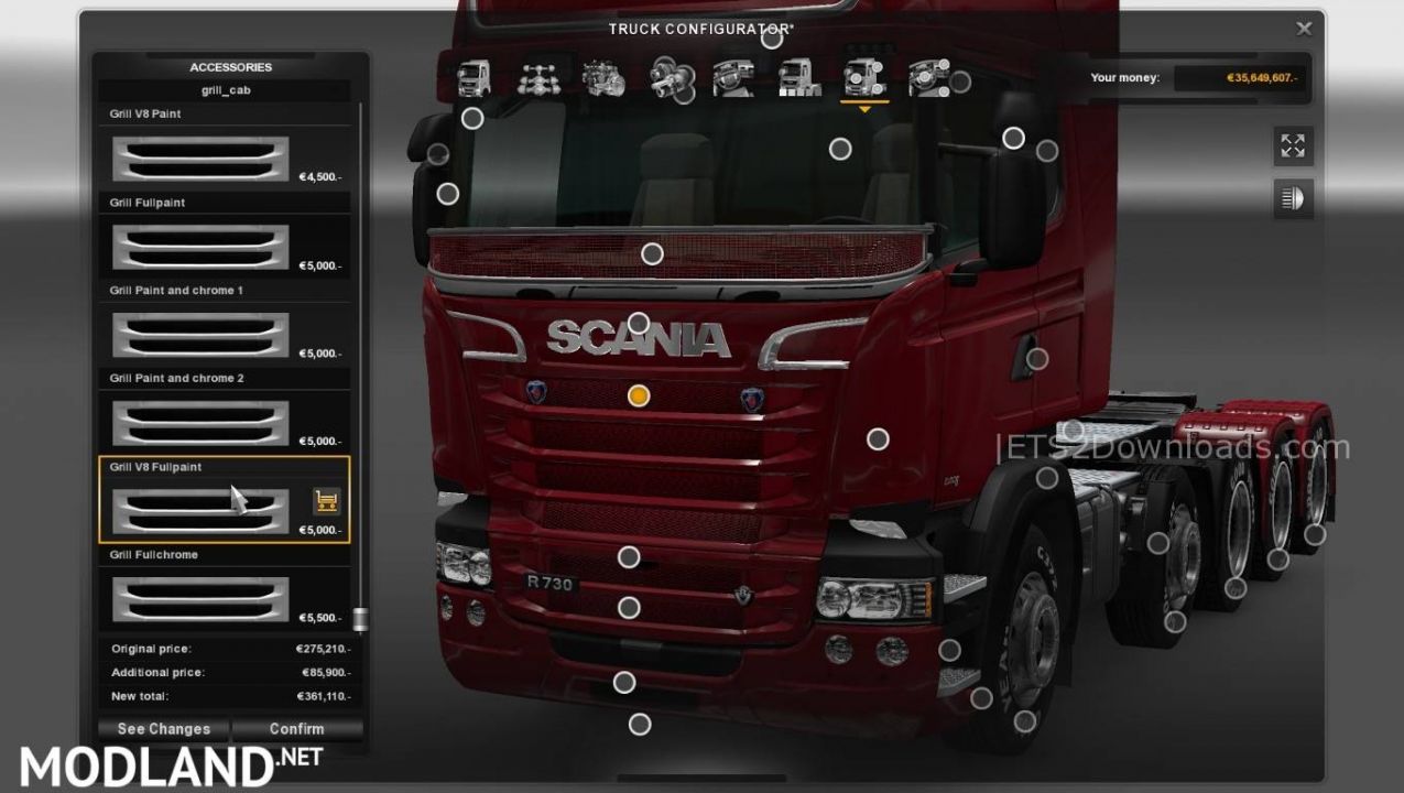 Scania Tuning new mod 1.25
