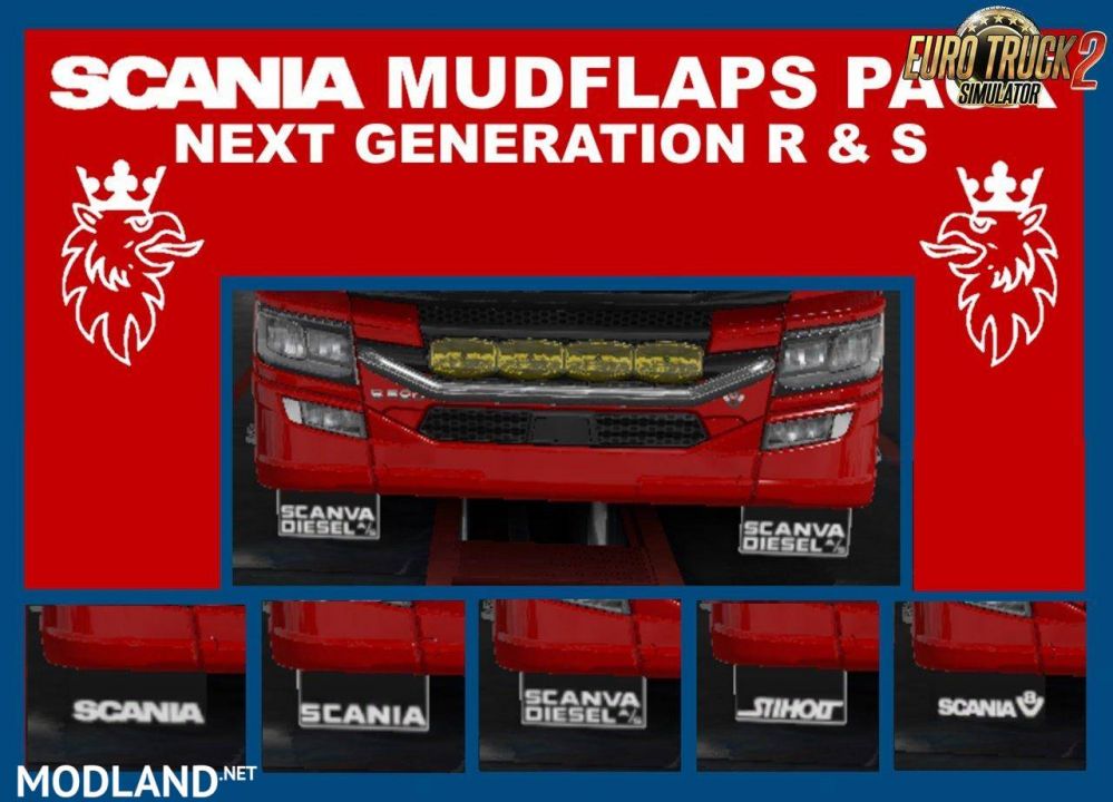 Scania Mudflaps Pack v 1.0 by LandyKieran
