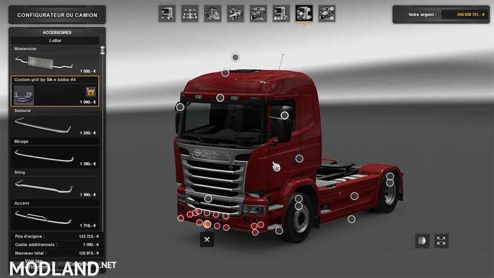 Slots for Alls trucks SCS