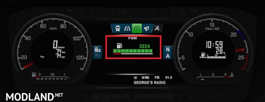 All Truck x2.5 tank size + engine torque