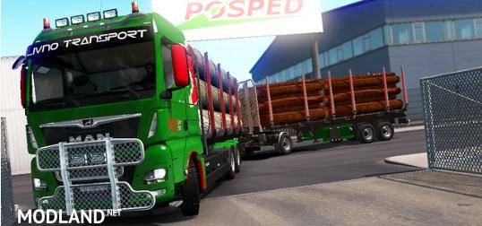 Timber Trailer for MAN TGX (MADster)