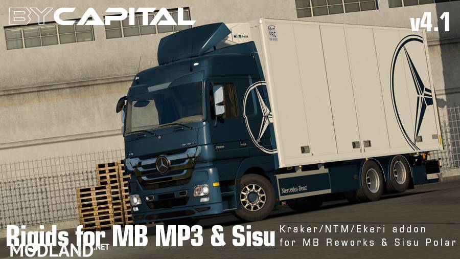 Rigid chassis for MB MP3 & Sisu Polar Mk1 ByCapital