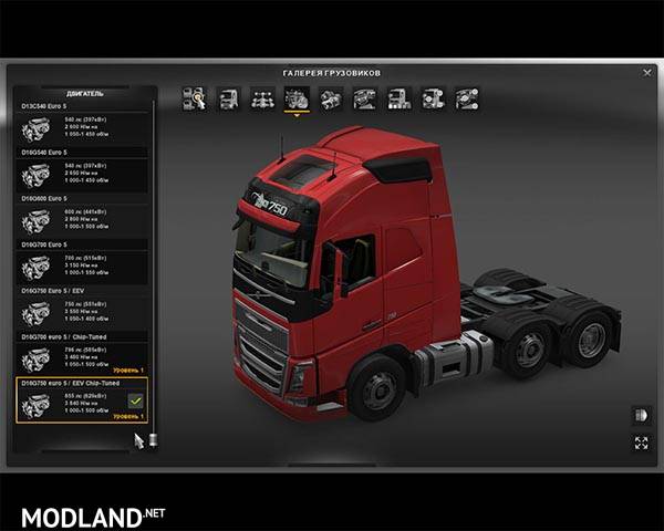 Volvo FH16 2012 engine real Chip-Tuned