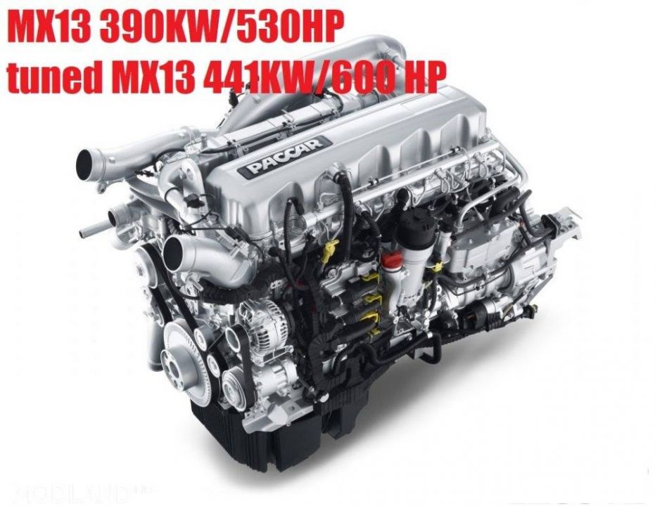 Daf XF Euro 6 MX13 390 engines + tuning