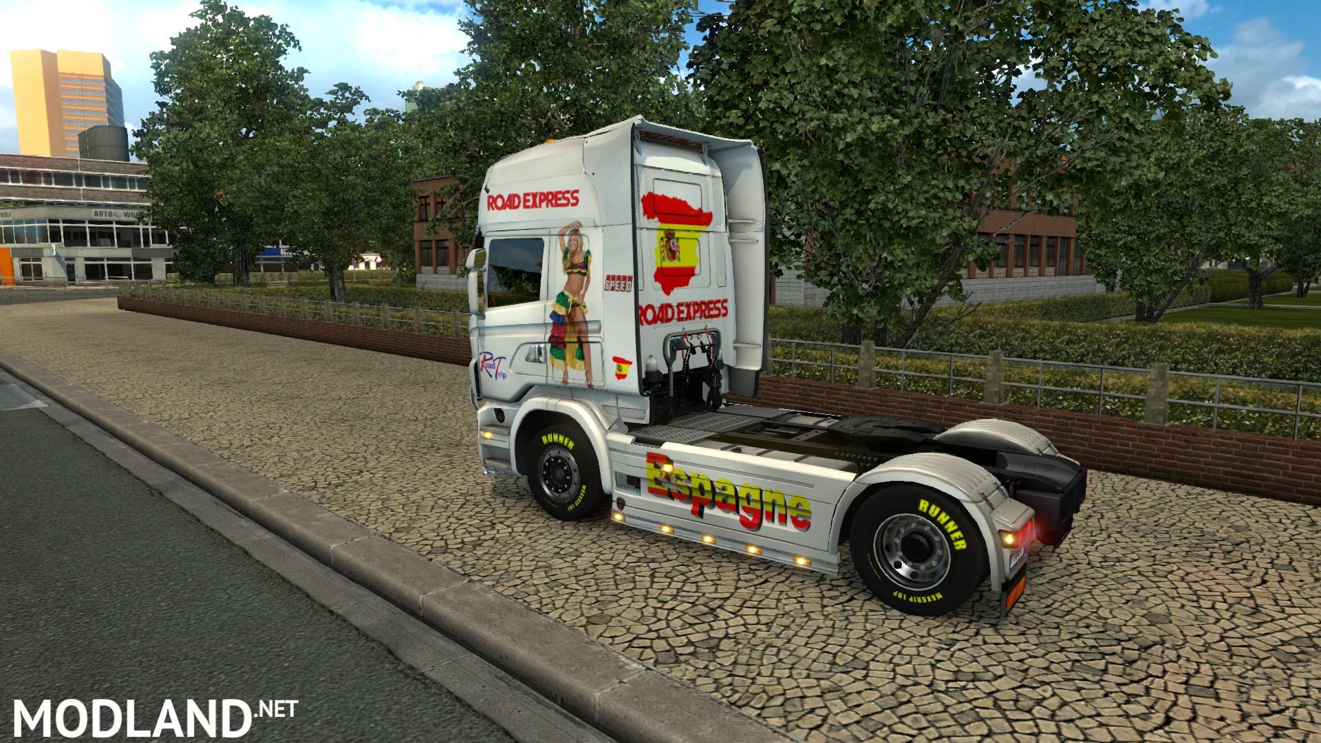 Scania R Topline Skins ESPAGNE v 1.1 - ETS 2