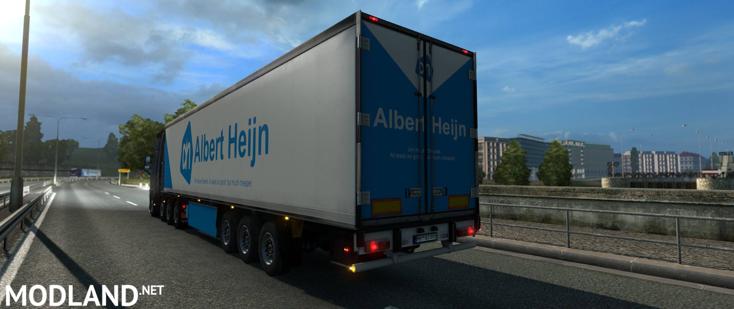 Albert Heijn skin for trailer V2 - ETS 2