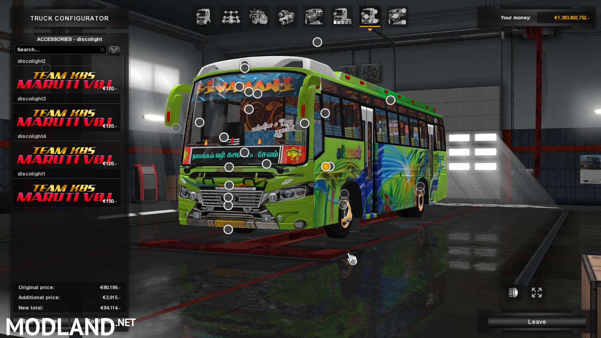 skin bus new pallapa
