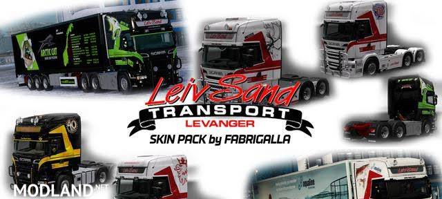 Scania Rs Rjl Leiv Sand Skin Pack Ets