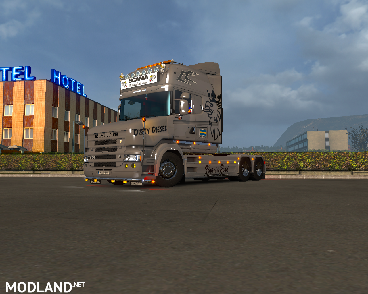 Dirty Diesel skin for Scania T by RJL ETS 2