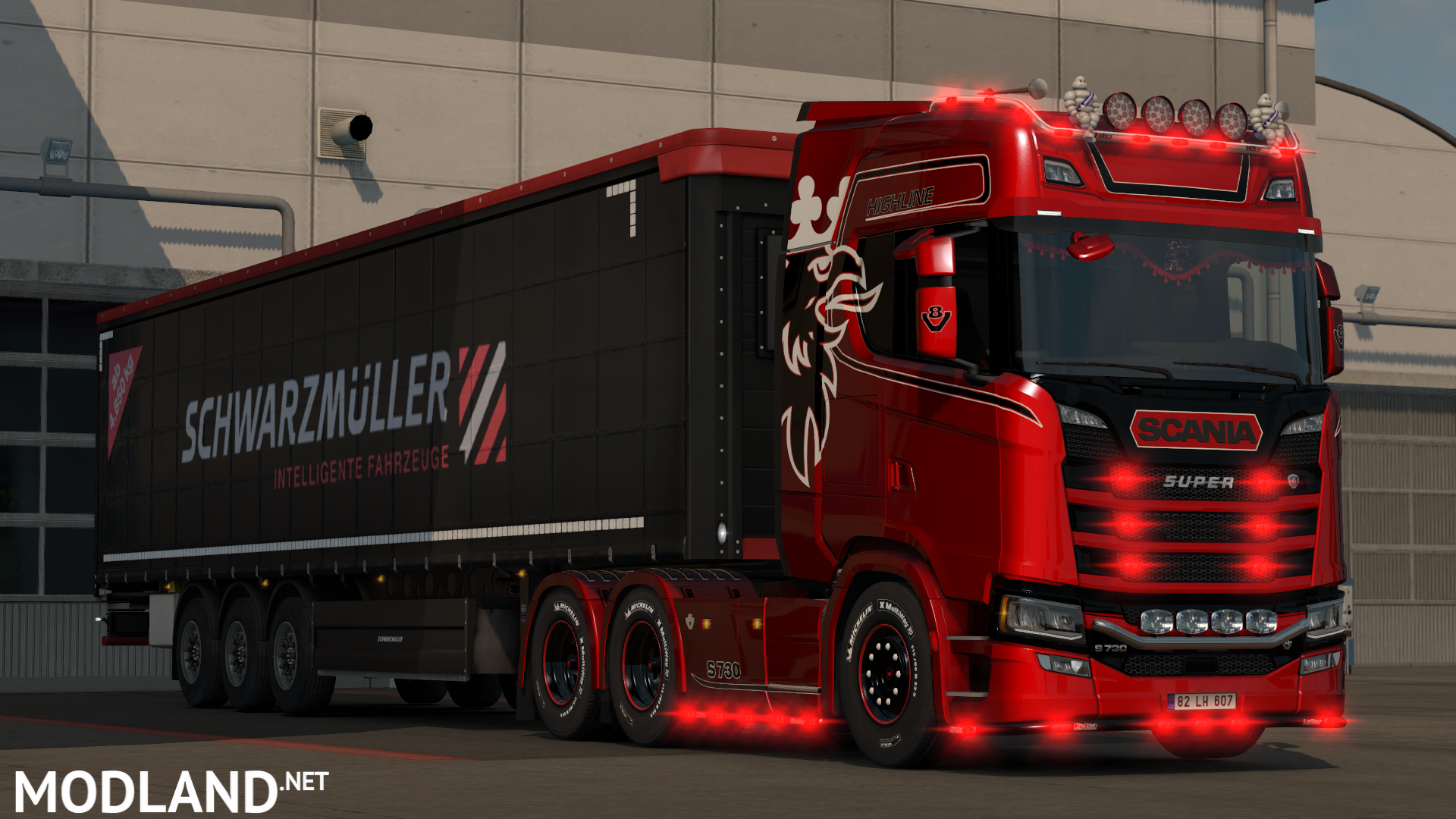 NexGen White Griffin Scania S Highline - ETS 2