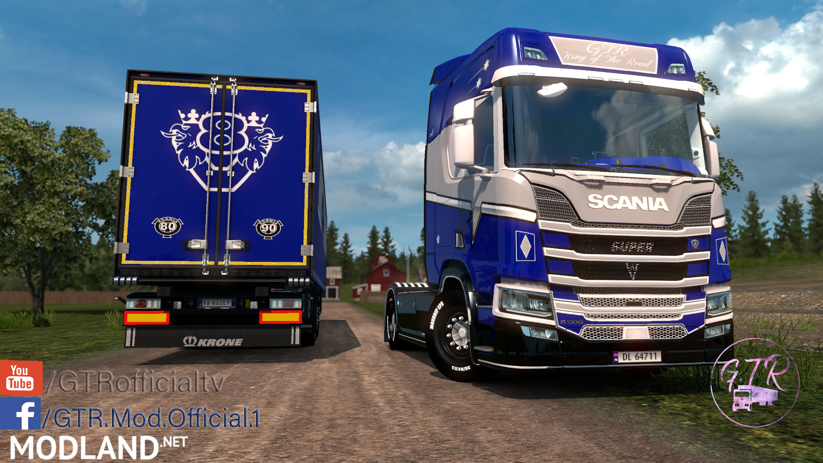 Combo Skin Scania R Next Gen [Dlc Krone & Standard Trailers] - ETS 2