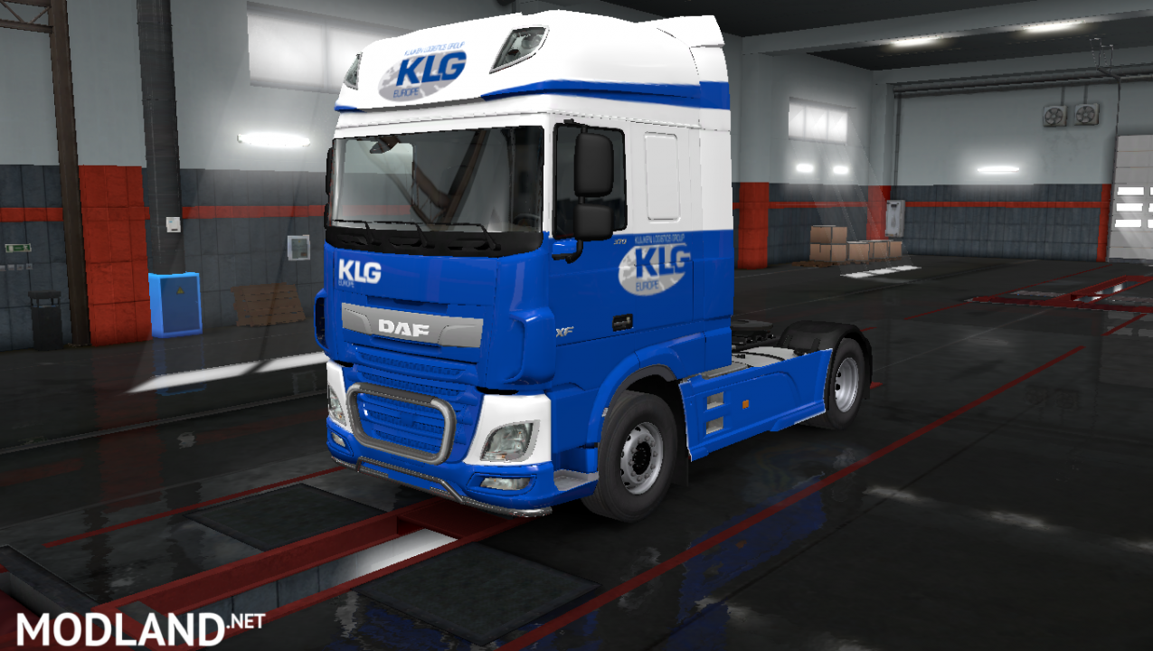 KLG Europe DAF XF Euro 6 Truck Skin ETS 2 1.37