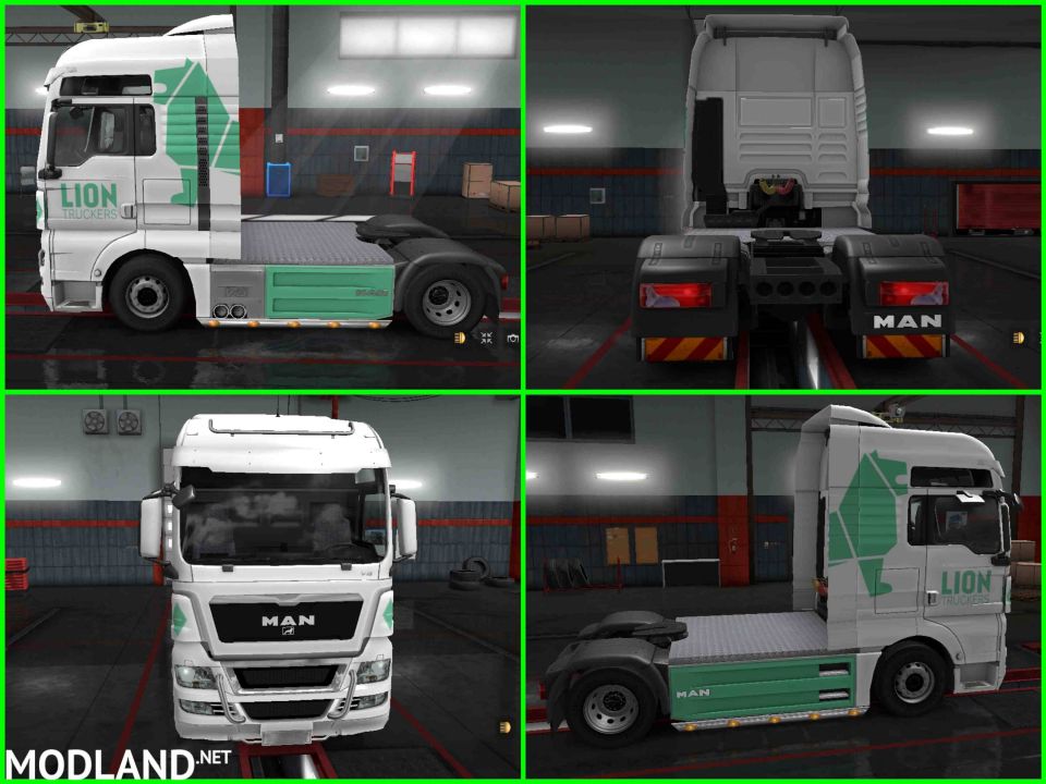 Skin Lion Truckers For ETS2 1.31.2.2