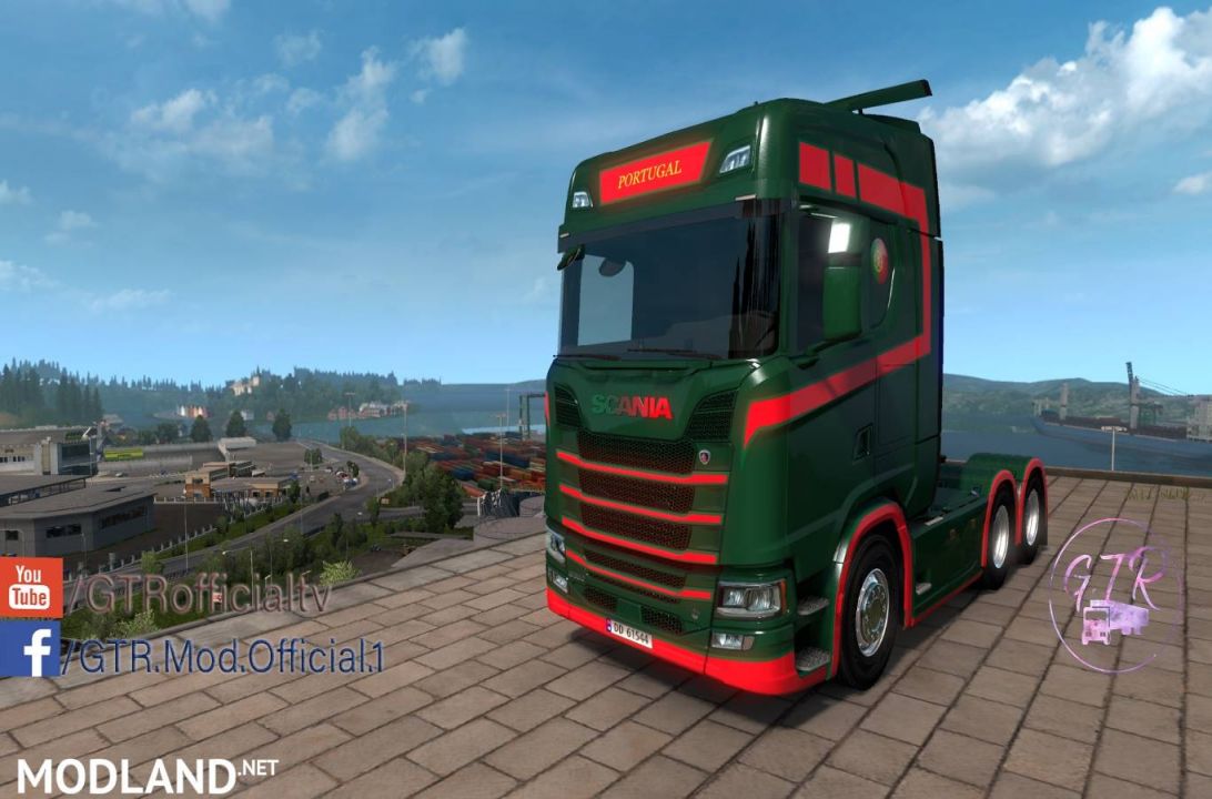 Skin Portugal for Scania S Next Gen