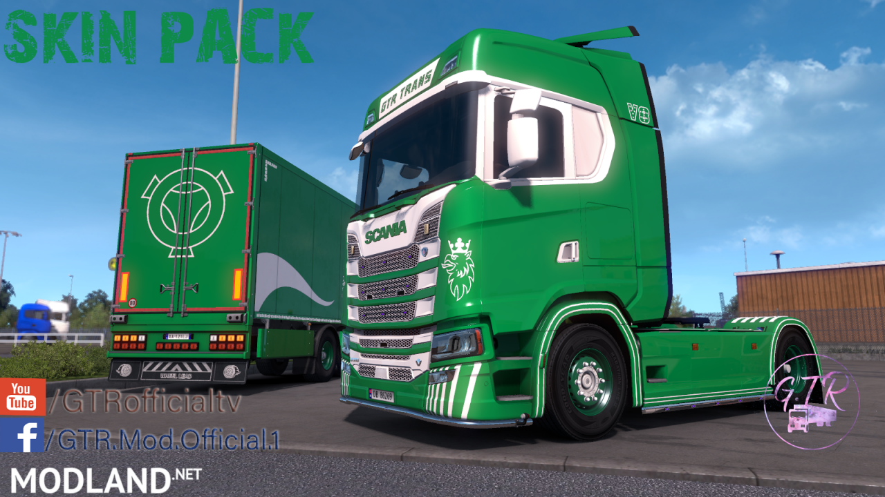 Skin Pack for Scania S Next Gen and Standard Trailers