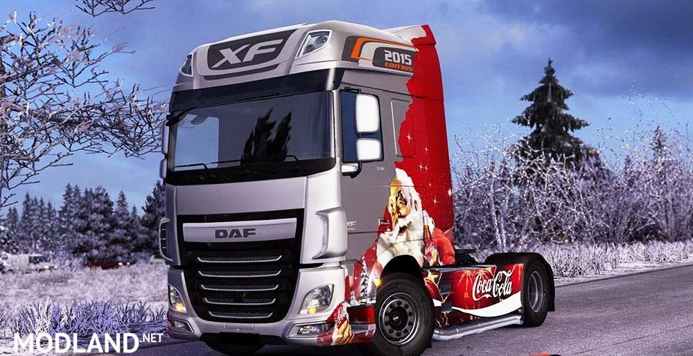 DAF XF Euro 6 Xmas Coca-Cola Edition Skin