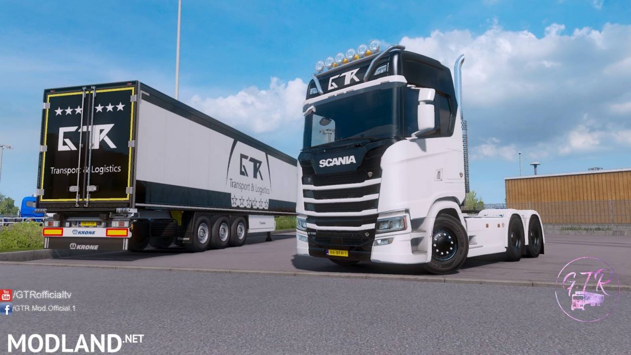 Skin Pack Transport & Logistics v1.1 for Scania S & R