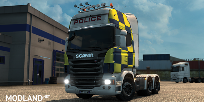 UK Police PaintJob for Scania R