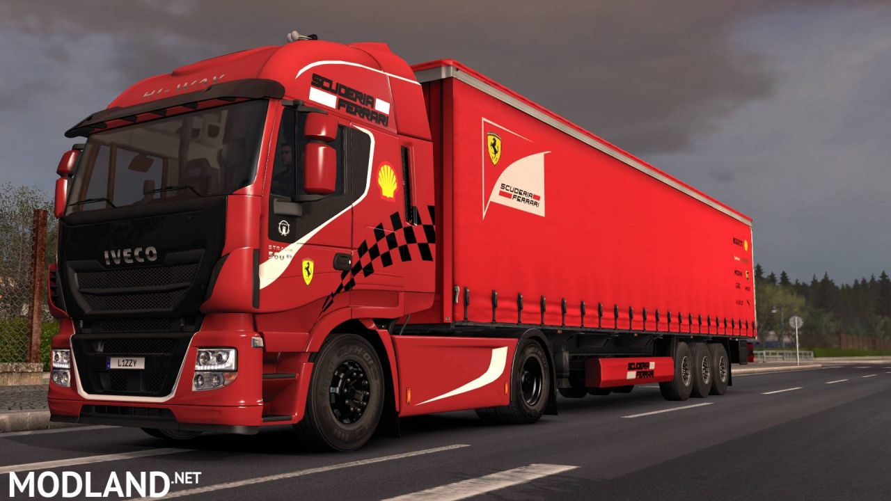 Iveco Hi-Way Scuderia Ferrari Combo Pack by l1zzy