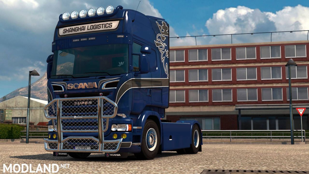 Scania RJL - Shanghai Logistics Paintjob by l1zzy