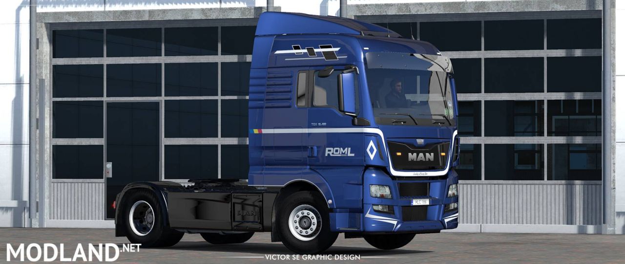 ROML Cargo MAN TGX Euro6 Skin
