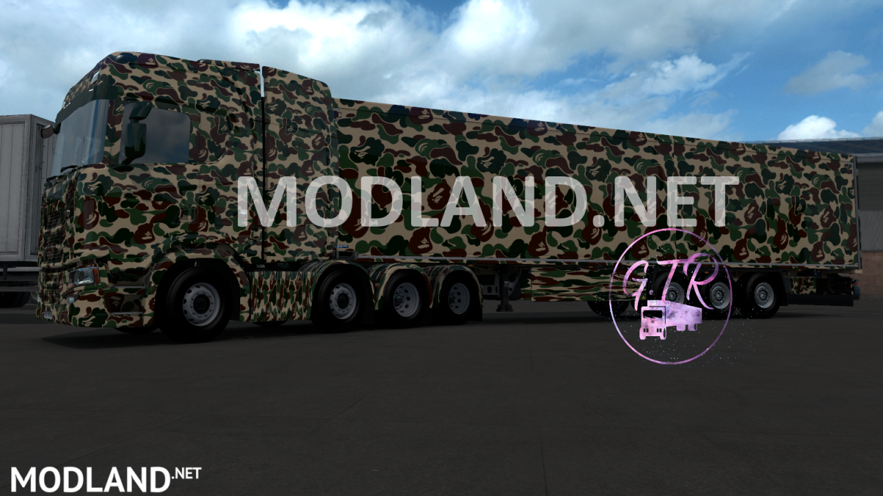 Combo Skin Military for all Truck and (Krone & Standard Trailers)