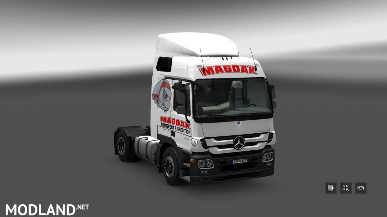 Magdak Mercedes Actros Megaspace and High Roof sleeper cab