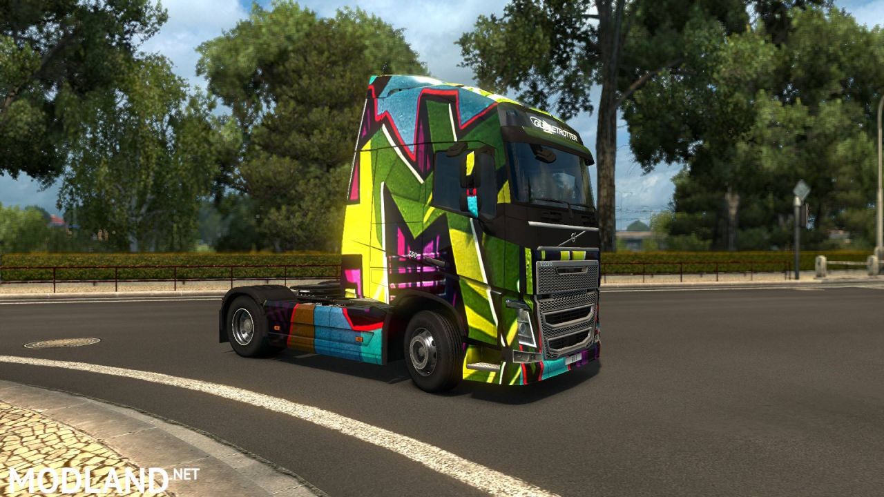 Volvo FH 2012 Graffit Skin